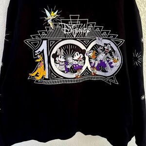 Disney 100th Anniversary Embroidered Full Zip Sweatshirt